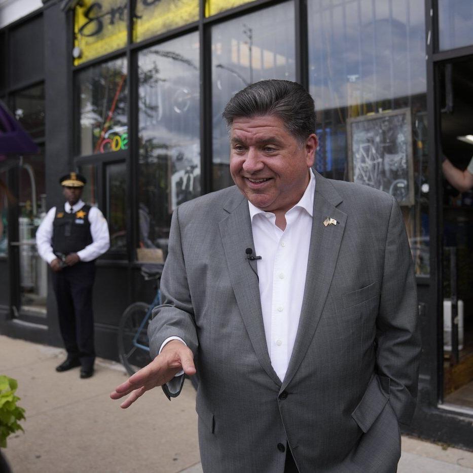 Guard not needed in Chicago, Pritzker tells AP during tour of city to counter Trump’s crime claims